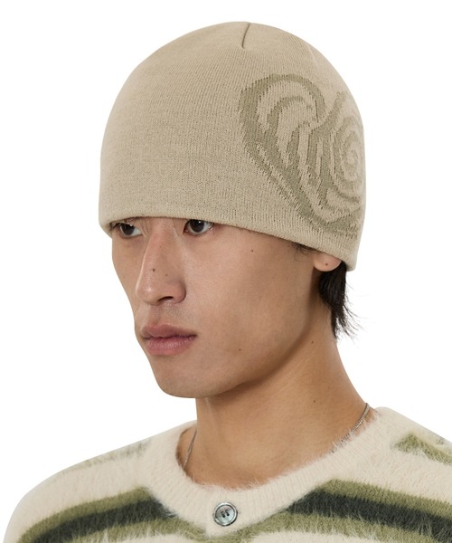 OY（オーワイ） ニット帽 ニットキャップ 「OY/オーワイ」SWIRL HEART