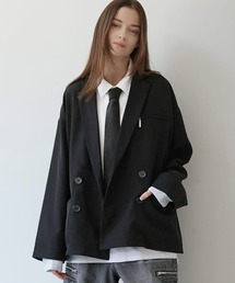 【完売品】SOCCE ダブルテーラードハーフスリーブジャケット S SOCCE ダブルテーラードハーフスリーブジャケット