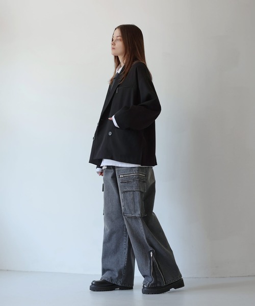 SOCCE ジャケット テーラードジャケット 「セットアップ可」ダブル