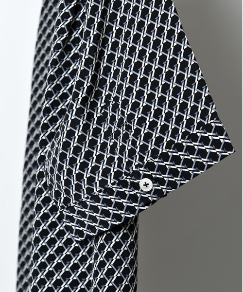 「BUFFALO BOBS」 半袖シャツ 2-3 ブラックミックス メンズ_画像6