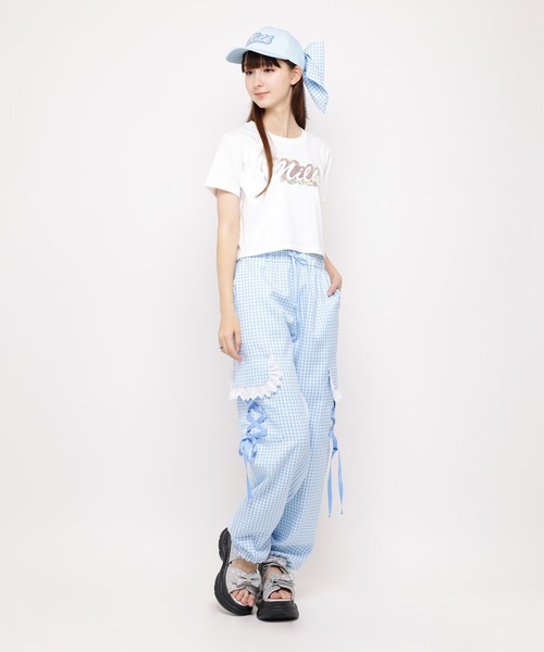 「MILK」 フラットサンダル L シルバー レディース_画像3