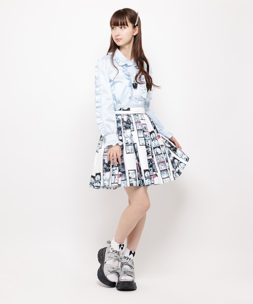 「MILK」 フラットサンダル L シルバー レディース_画像4