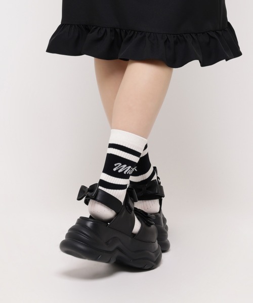 「MILK」 フラットサンダル L シルバー レディース_画像6