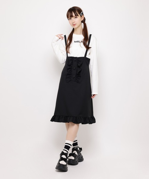 「MILK」 フラットサンダル L シルバー レディース_画像7