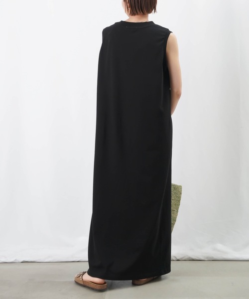 「LUCA/LADY LUCK LUCA」 ノースリーブワンピース FREE カーキ レディース_画像4