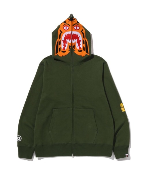 A BATHING APE（アベイシングエイプ） パーカー TIGER FULL ZIP HOODIE