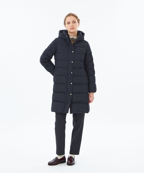 現行品 マッキントッシュフィロソフィー ダウンコート ラクーンファー 36フード MACKINTOSH PHILOSOPHY（マッキントッシュフィロソフィー） ダウン