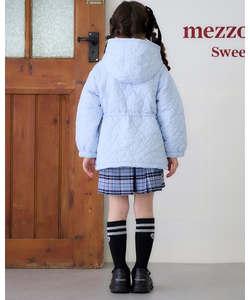 mezzo piano ブルゾン アウター リボンキルティング ブルゾン キッズ