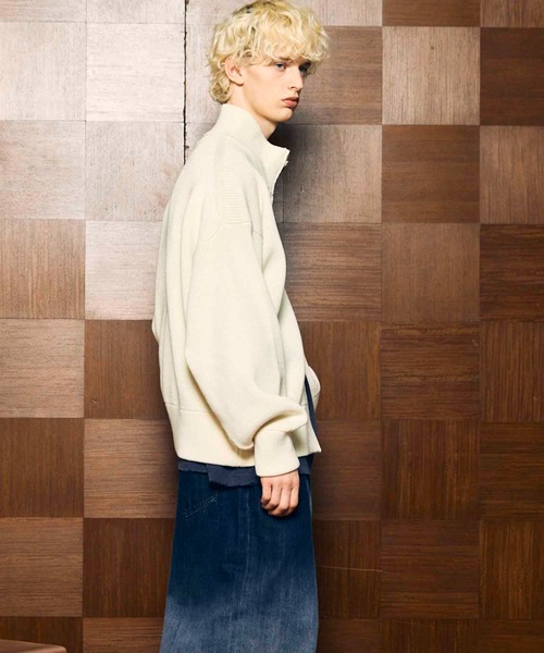 れ*ど様 完売品　メゾンスペシャル ニット　シャツ　ブラウン　02 MAISON SPECIAL（メゾンスペシャル） カーディガン 「UNISEX」Prime