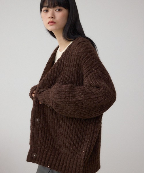 AZUL BY MOUSSY（アズールバイマウジー） カーディガン スパンコール