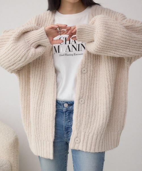 AZUL BY MOUSSY（アズールバイマウジー） カーディガン スパンコール