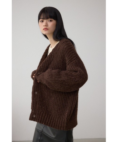 AZUL BY MOUSSY（アズールバイマウジー） カーディガン スパンコール