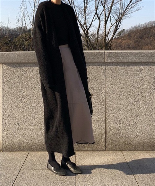 「Dream garden」 ニットカーディガン M ブラック レディース_画像8