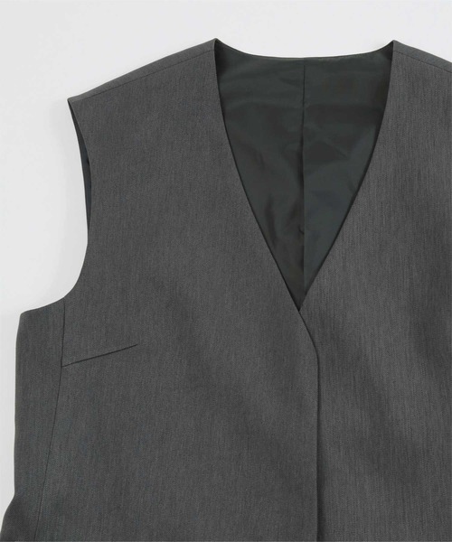 「ur's」 ベスト L アイボリー レディース_画像5