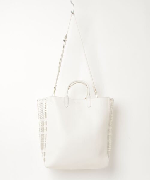 ear PAPILLONNER（イア パピヨネ） 2WAYバッグ - ベージュ レディース