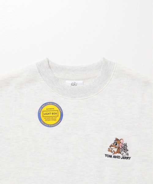 Passport スウェット トレーナー スウェット 「TOM＆JERRY/トムとジェリー」軽ボア