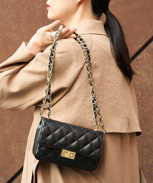 「AULENTTI」 ショルダーバッグ FREE ライトグレー レディース_画像3