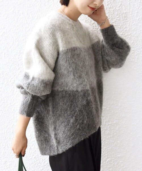 SHIPS（シップス） ニット セーター 「WEB限定」「手洗い可能」モヘヤ