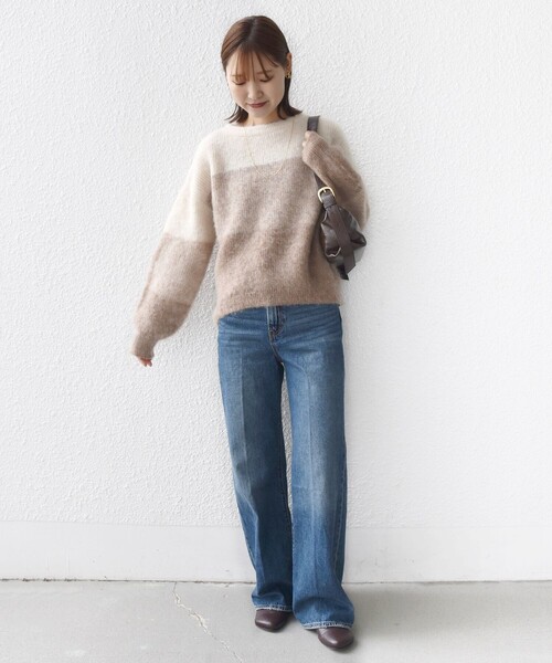 SHIPS（シップス） ニット セーター 「WEB限定」「手洗い可能」モヘヤ