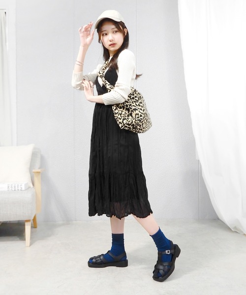 「minia」 フラットサンダル L アイボリー レディース_画像9