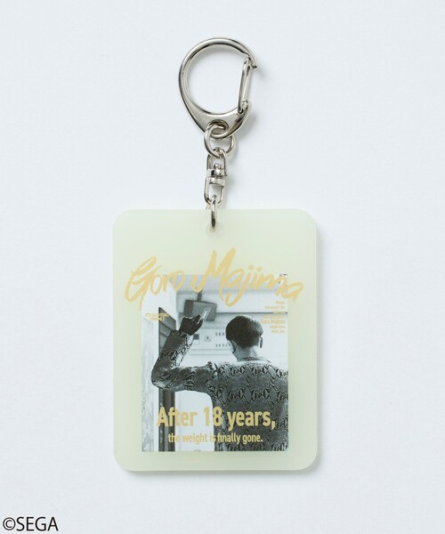 キーホルダー 別注 龍が如く/真島吾朗/蓄光キーホルダー : ZOZOTOWN