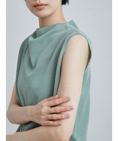 「MIESROHE」 ノースリーブニット FREE ブラック レディース_画像9