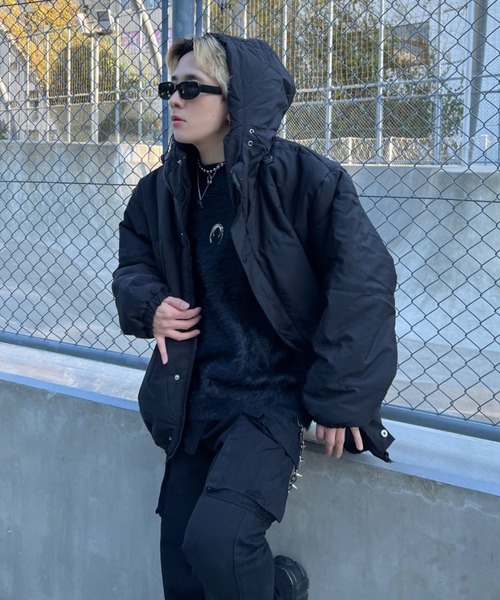 lilful ダウンジャケット ダウン 「25年秋冬新作」フード付き中綿