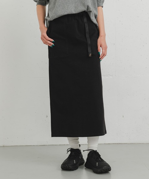 「EKAL」 タイトスカート ONE キャメル レディース_画像3