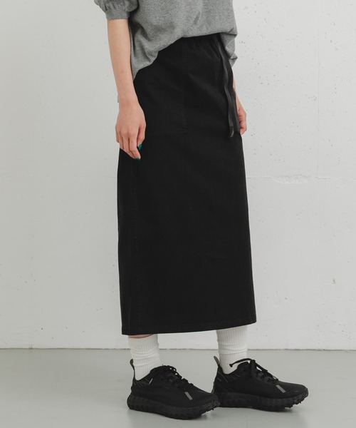 「EKAL」 タイトスカート ONE キャメル レディース_画像4