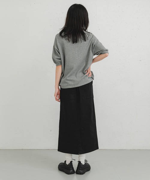 「EKAL」 タイトスカート ONE キャメル レディース_画像8