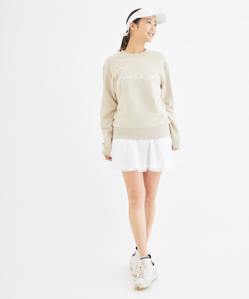 「JUN&ROPE'」 スウェットカットソー X-LARGE ピンク レディース_画像6