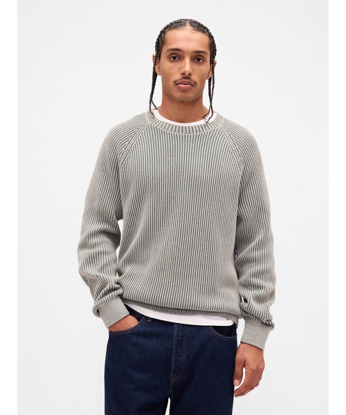 GAP（ギャップ） セーター ニット クラシック ラグラン クルーネック