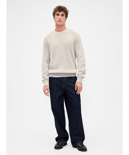 GAP（ギャップ） セーター ニット クラシック ラグラン クルーネック