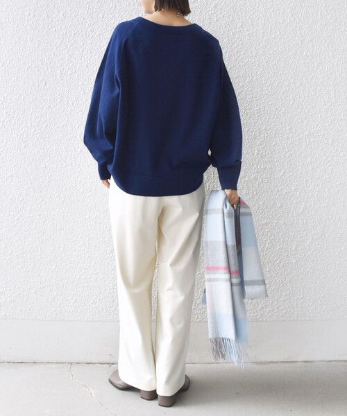 SHIPS（シップス） ニット セーター 「手洗い可能」コットン カシミヤ