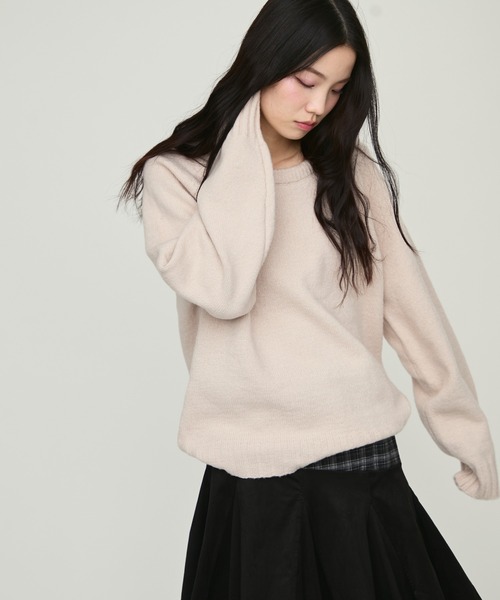 NUJOH ニット セーター Soft Loose Fit Basic Knit / ソフトルーズ
