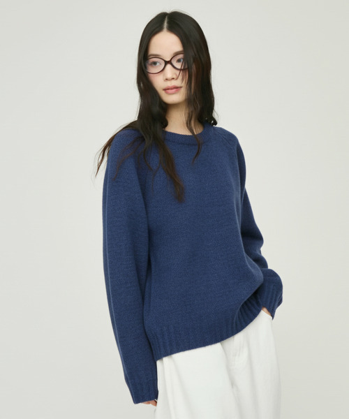NUJOH ニット セーター Soft Loose Fit Basic Knit / ソフトルーズ