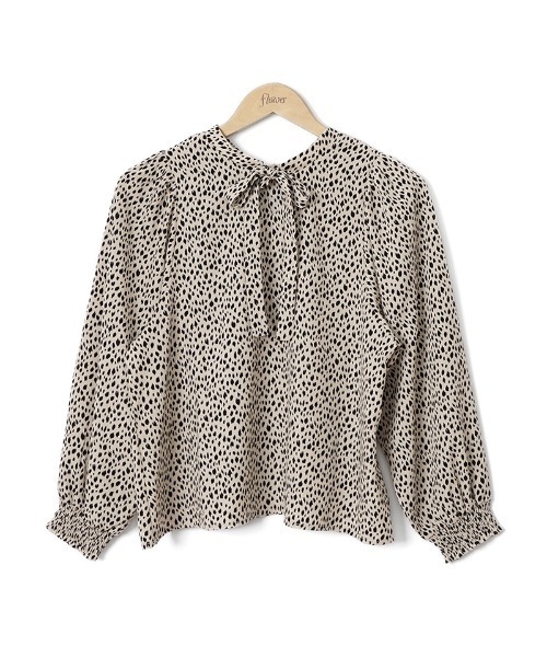 「flower」 長袖ブラウス FREE アイボリー レディース_画像3