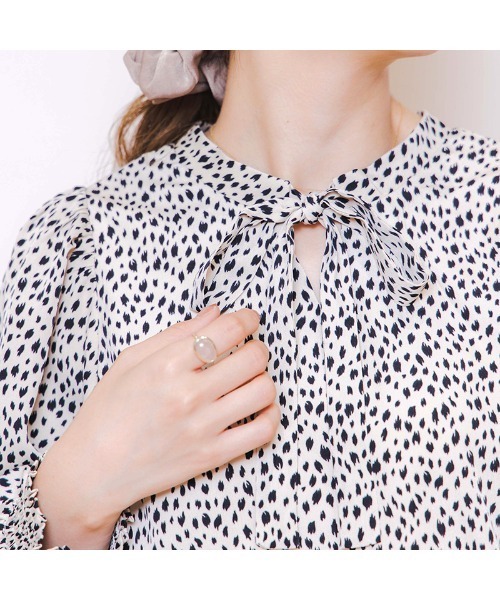 「flower」 長袖ブラウス FREE アイボリー レディース_画像8