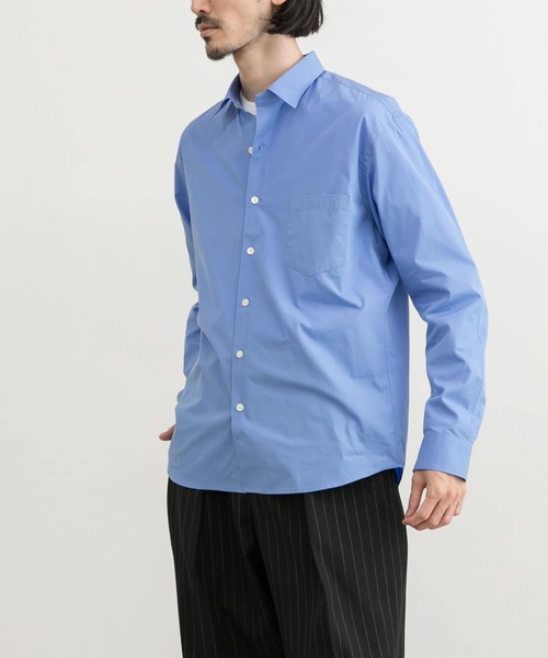 「THOMAS MASON」 長袖シャツ「URBAN RESEARCHコラボ」 SMALL ブルー メンズ_画像6