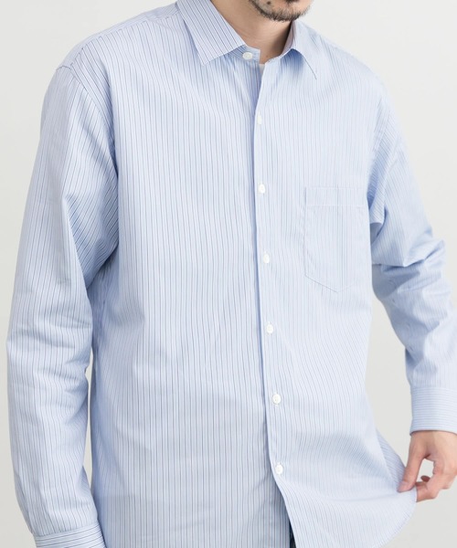 「THOMAS MASON」 長袖シャツ「URBAN RESEARCHコラボ」 SMALL ブルー メンズ_画像8