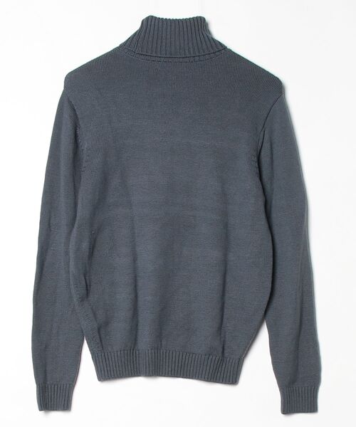 「TOMORROWLAND」 タートルネックニット X-SMALL チャコールグレー メンズ_画像2