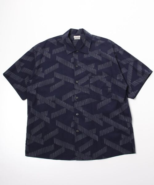 STEVEN ALAN（スティーブンアラン） 半袖シャツ S ネイビー メンズ