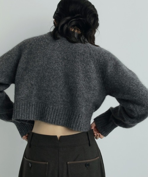 anuke（アンヌーク） カーディガン Melange Knit Cardigan レディース