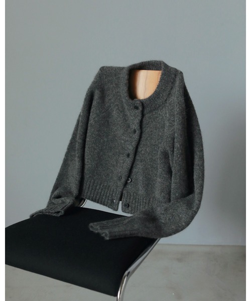 【最安値】anuke Melange Knit Cardigan anuke（アンヌーク） カーディガン Melange Knit Cardigan レディース
