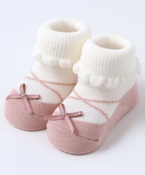 apres les cours（アプレレクール） ベビーシューズ バレエシューズ風