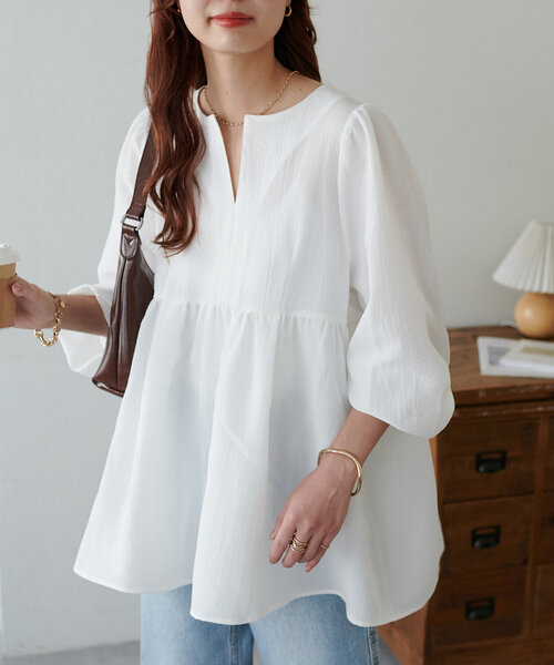 「DISCOAT」 長袖チュニック MEDIUM ブラック レディース_画像2