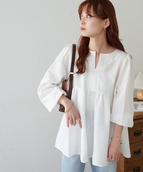 「DISCOAT」 長袖チュニック MEDIUM ブラック レディース_画像4