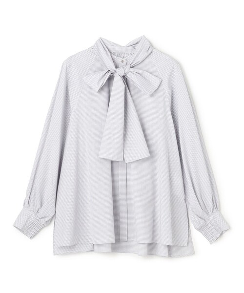UNFILO（アンフィーロ） ブラウス シャツ 「取り外し可能なボウタイ