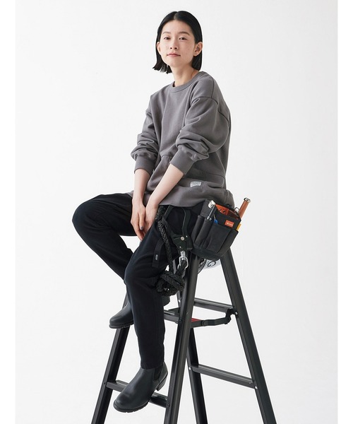 「Sunny clouds」 イージーパンツ MEDIUM ブラック レディース_画像4