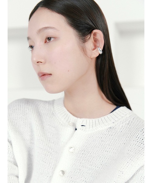 「MIESROHE」 ニットカーディガン ONE SIZE ベージュ レディース_画像5